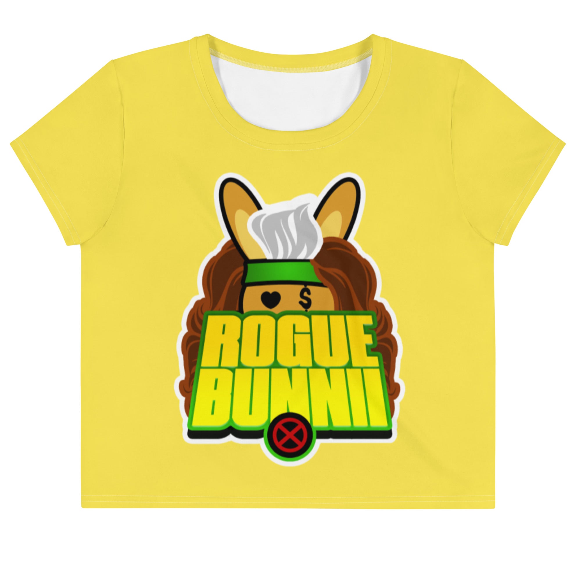 BUNNII GANG "ROGUE BUNNII" Crop Tee