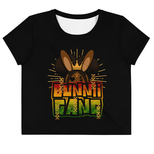 BUNNII GANG "BHM BUNNII" Crop Tee