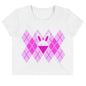 BUNNII GANG "ARGYLE" Crop Tee