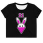 BUNNII GANG "TEAM BUNNII" Crop Tee