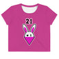 BUNNII GANG "TEAM BUNNII" Crop Tee