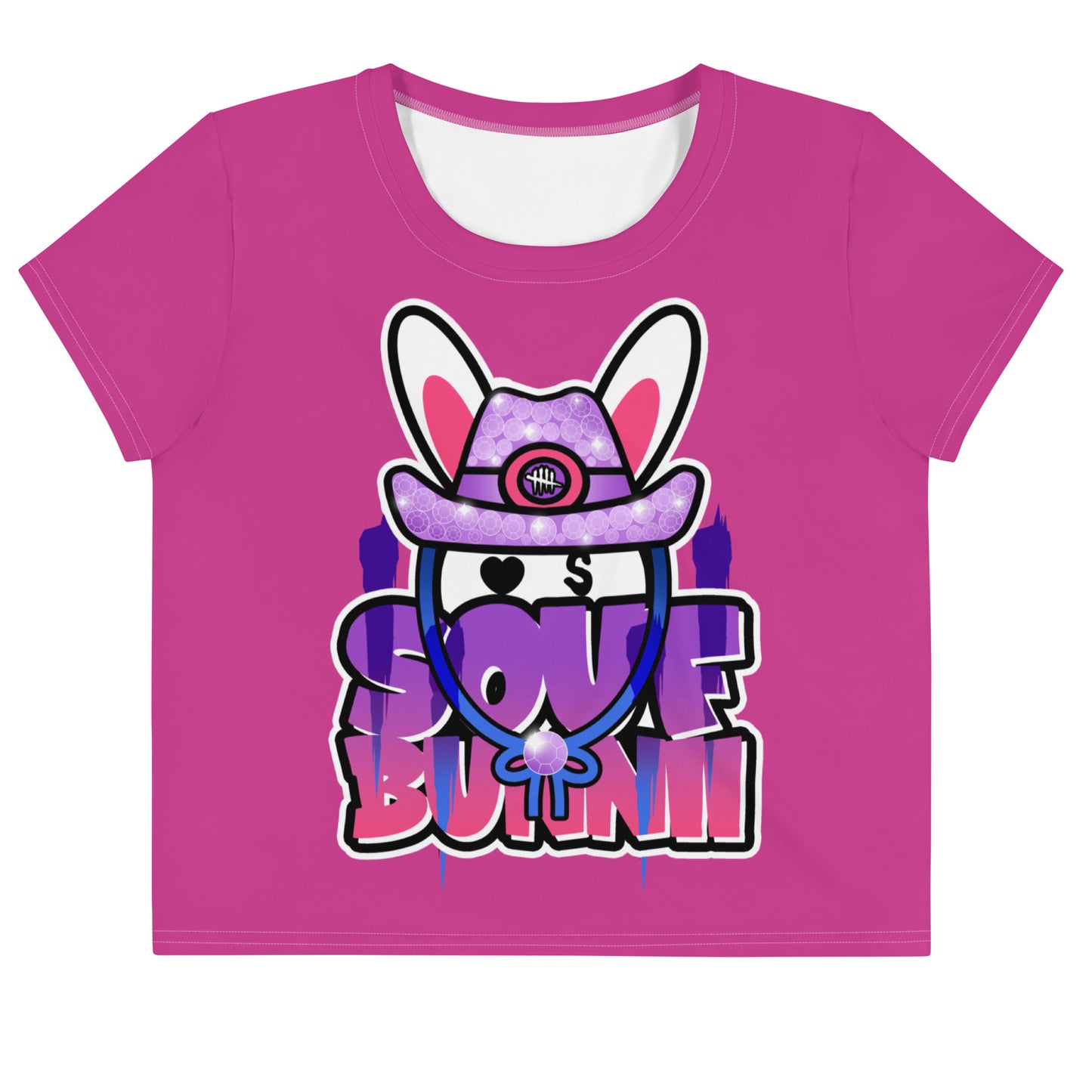 BUNNII GANG "SOUF BUNNII" Crop Tee