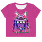 BUNNII GANG "SOUF BUNNII" Crop Tee