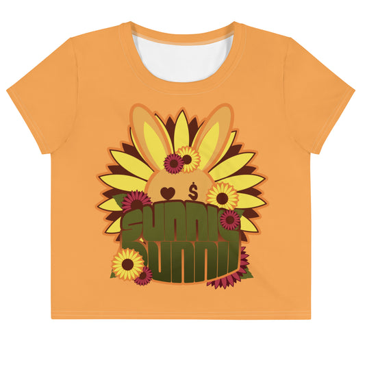 BUNNII GANG "SUNNIE BUNNII" Crop Tee