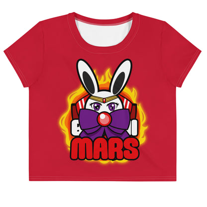 BUNNII GANG "BUNNII MARS" Crop Tee