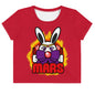 BUNNII GANG "BUNNII MARS" Crop Tee