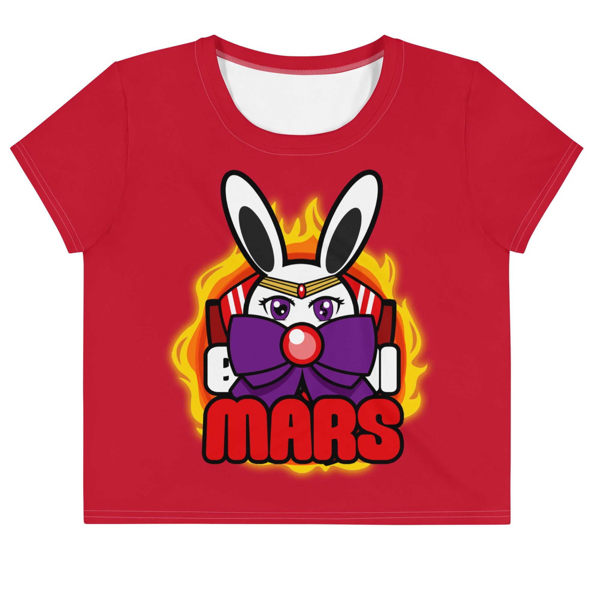 BUNNII GANG "BUNNII MARS" Crop Tee