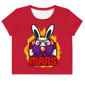 BUNNII GANG "BUNNII MARS" Crop Tee