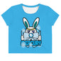 BUNNII GANG "BUNNII MERCURY" Crop Tee