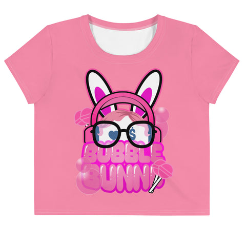 BUNNII GANG "BUBBLE BUNNII" Crop Tee