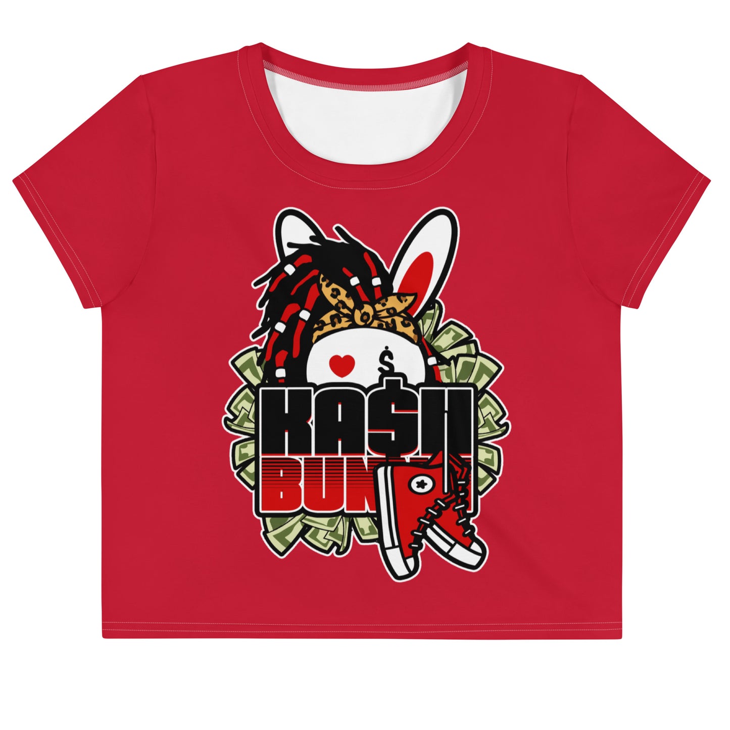 BUNNII GANG "KASH BUNNII" Crop Tee