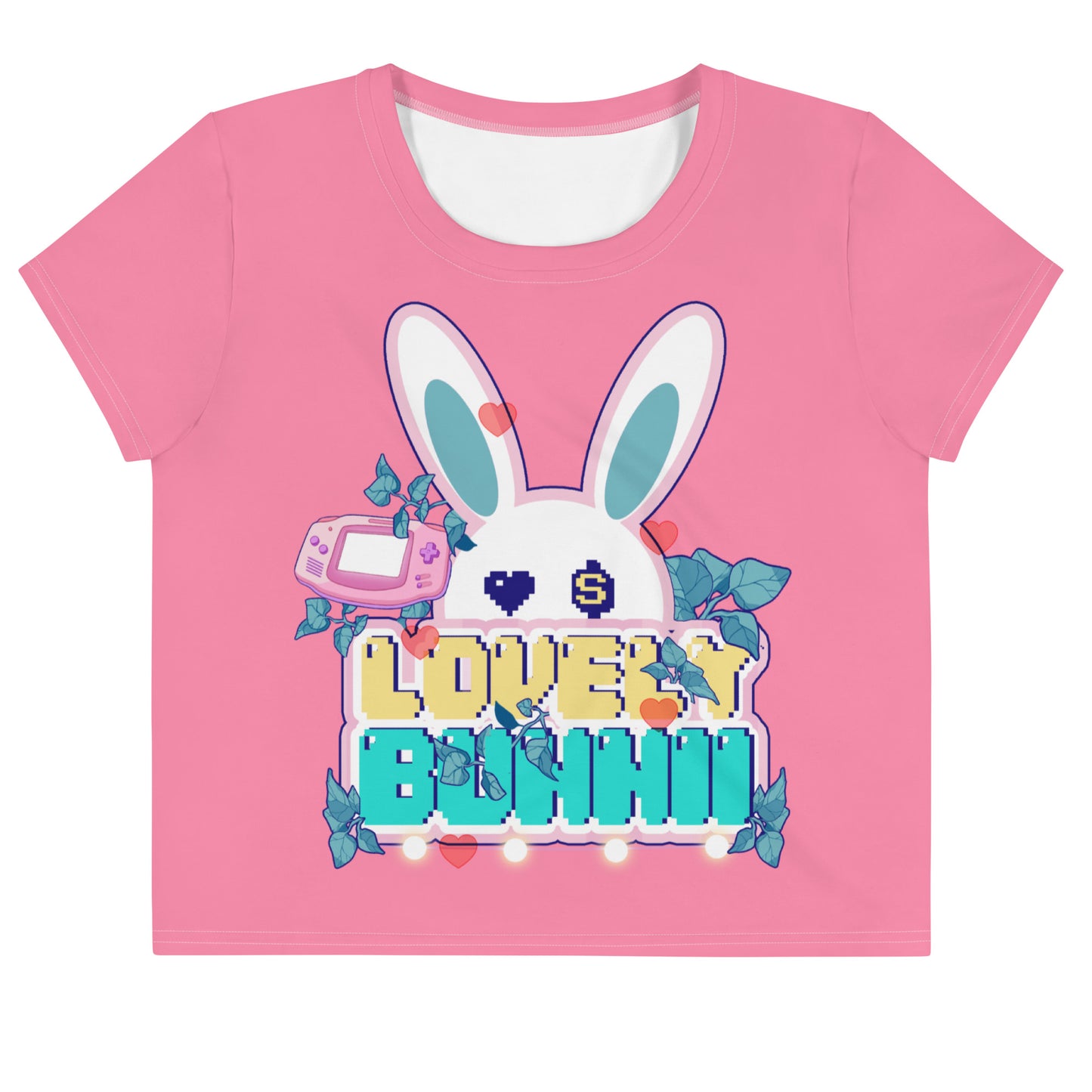 BUNNII GANG "LOVELY BUNNII" Crop Tee