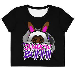 BUNNII GANG "SHADOW BUNNII" Crop Tee