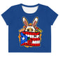 BUNNII GANG "SPICE BUNNII" Crop Tee