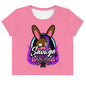 BUNNII GANG "SAVAGE BUNNII" Crop Tee