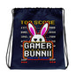 BUNNII GANG "GAMER BUNNII" Drawstring bag