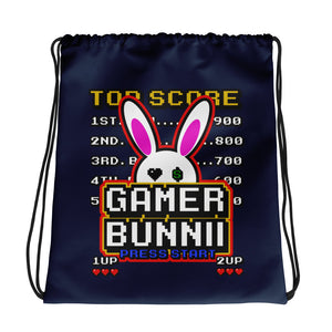 BUNNII GANG "GAMER BUNNII" Drawstring bag