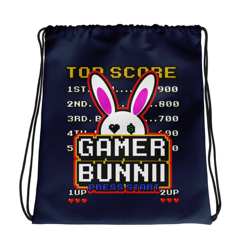 BUNNII GANG "GAMER BUNNII" Drawstring bag