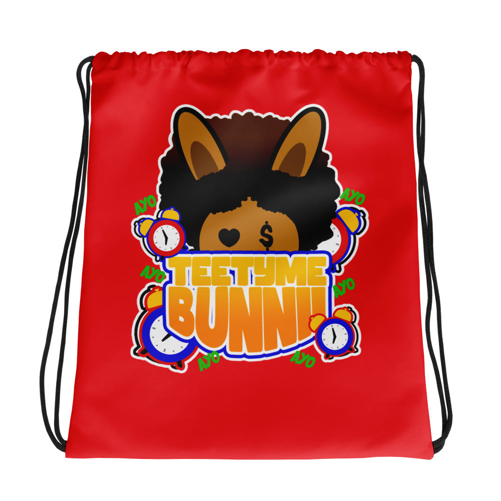 BUNNII GANG "TEETYME BUNNII" Drawstring bag