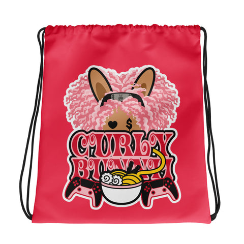 BUNNII GANG "CURLY BUNNII" Drawstring bag