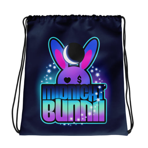 BUNNII GANG "MIDNIGHT BUNNII" Drawstring bag