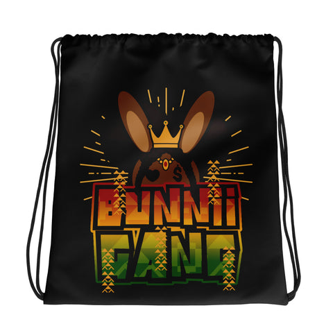 BUNNII GANG "BHM BUNNII" Drawstring bag