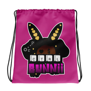 BUNNII GANG "CTRL BUNNII" Drawstring bag