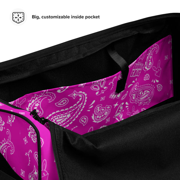 BUNNII GANG "BUNNII BANDANA" Duffle bag