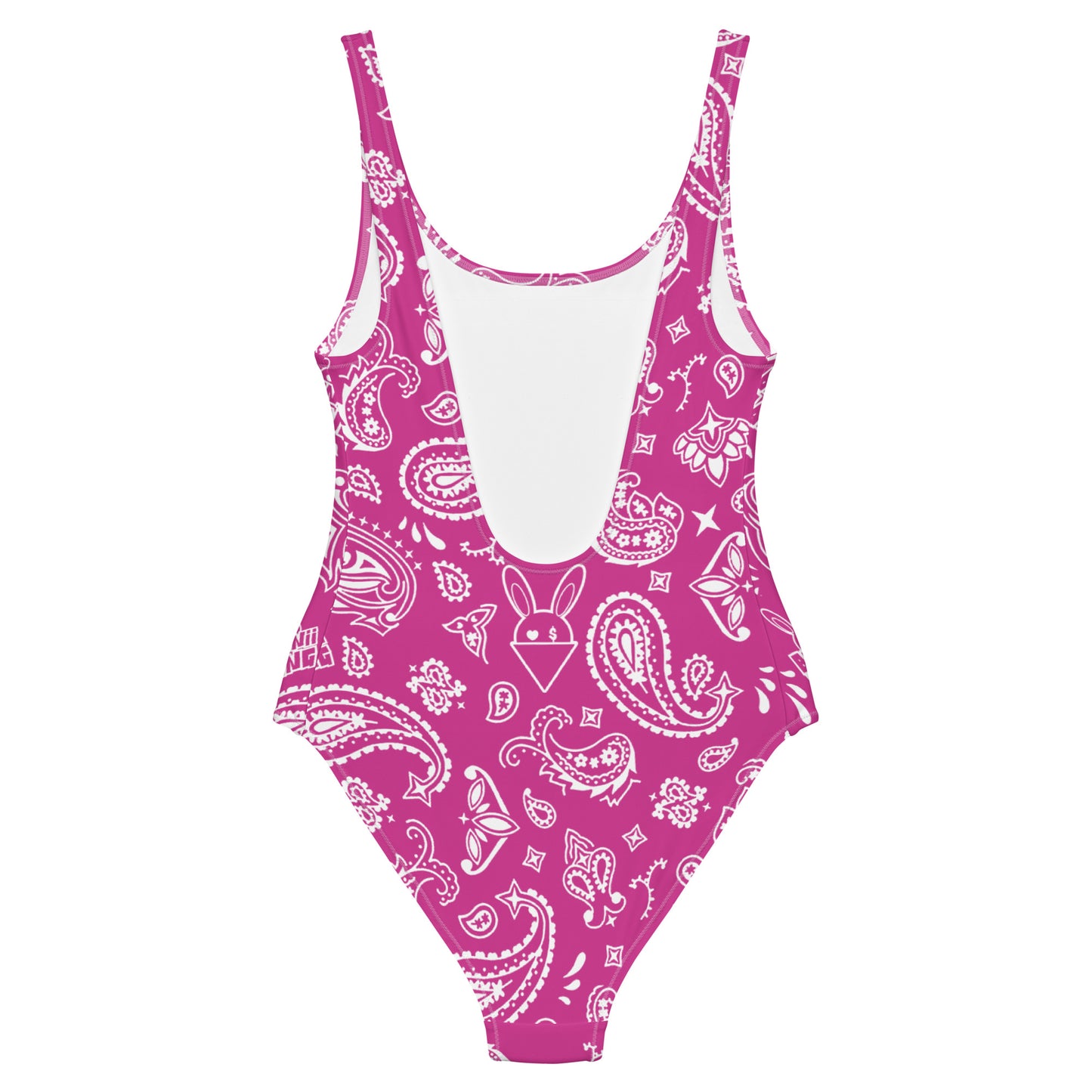 BUNNII GANG "PINK BANDANA" One-Piece Swimsuit