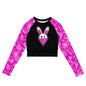 BUNNII GANG "BUNNII BANDANA" Long-sleeve crop top
