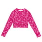 BUNNII GANG "BUNNII BANDANA" Long-sleeve crop top