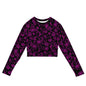 BUNNII GANG "BUNNII BANDANA" Long-sleeve crop top