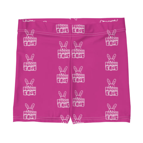 BUNNII GANG MAGENTA STRETCH SHORTS