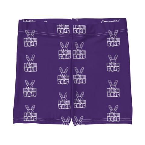 BUNNII GANG PURPLE STRETCH SHORTS