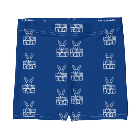 BUNNII GANG BLUE STRETCH SHORTS