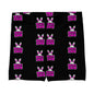 BUNNII GANG BLACK "LOGO" STRETCH SHORTS