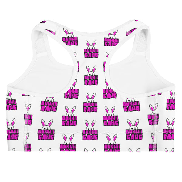 BUNNII GANG "LOGO" SPORTS BRA
