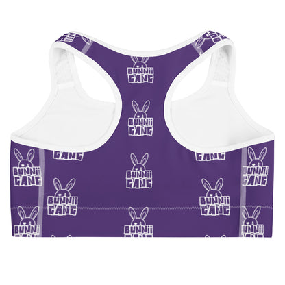 BUNNII GANG PURPLE SPORTS BRA