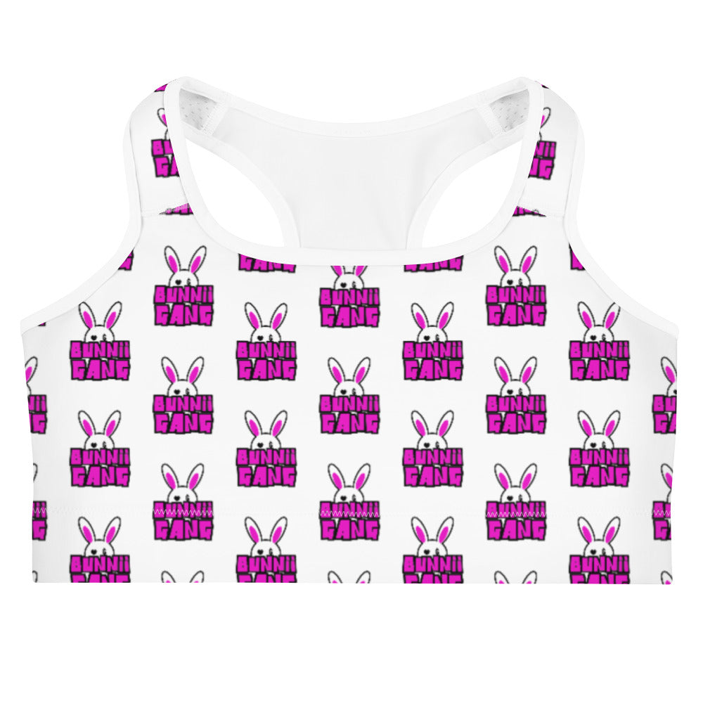 BUNNII GANG "LOGO" SPORTS BRA