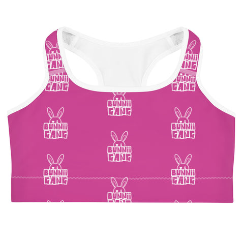 BUNNII GANG MAGENTA SPORTS BRA