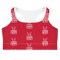 BUNNII GANG RED SPORTS BRA