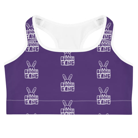 BUNNII GANG PURPLE SPORTS BRA