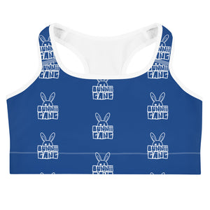 BUNNII GANG BLUE SPORTS BRA