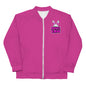 BUNNII GANG "LOGO" Pink Bomber Jacket