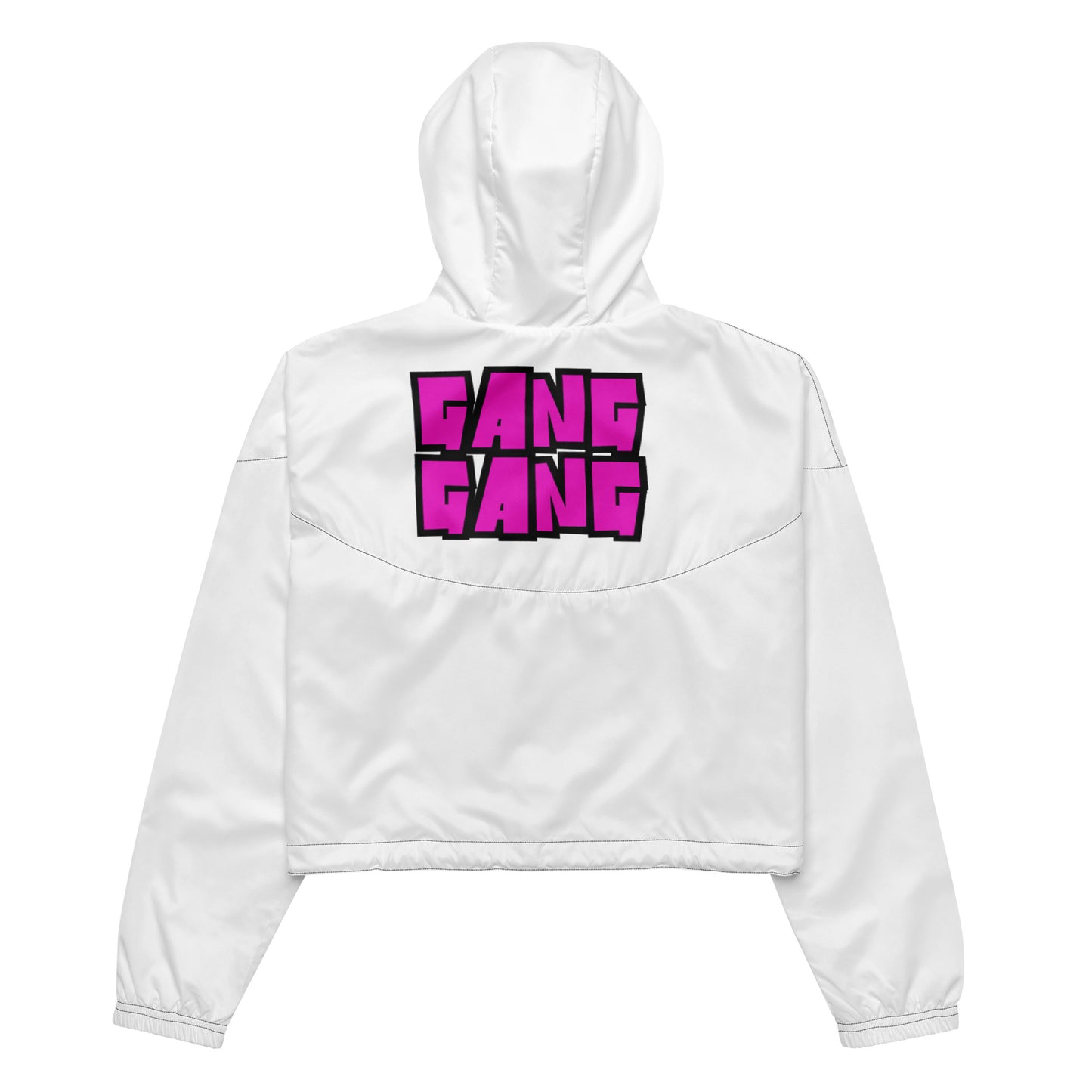 BUNNII GANG "LOGO" cropped windbreaker
