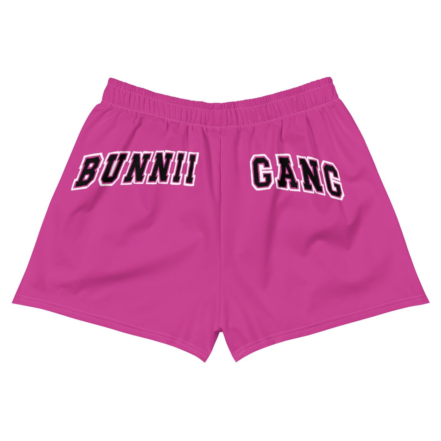 BUNNII GANG "TEAM BUNNII" Pink Athletic Shorts