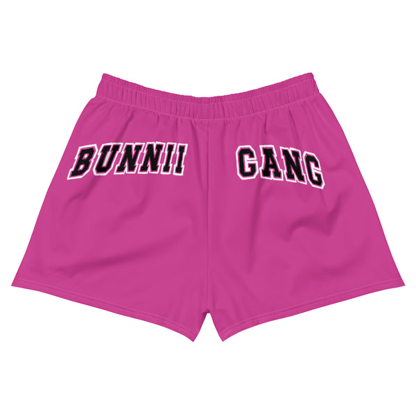 BUNNII GANG "TEAM BUNNII" Pink Athletic Shorts
