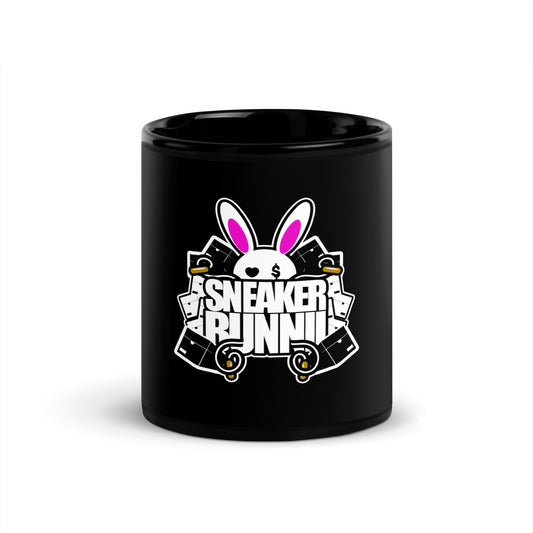 BUNNII GANG "SNEAKER BUNNII" Black Glossy Mug