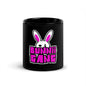BUNNII GANG Black Glossy Mug
