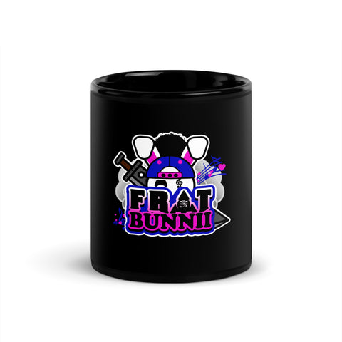 BUNNII GANG "FRAT BUNNII" Black Glossy Mug